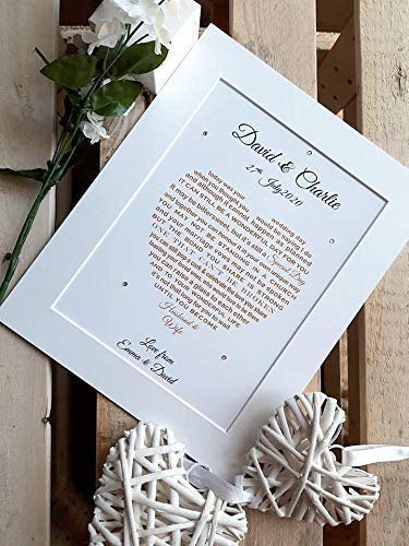 Personalised Postponed Wedding Gift Unframed Cancelled Wedding Print For Husband Or Wife Or A Couple Same Sex Wedding Print Wedding Print To Fit 10x8 Frame Not Supplied Amazon Co Uk Handmade