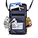 BTDAO RFID Blocking Passport Holder Wallet with Neck Stash Pouch for Traveling Security Credit ID Card