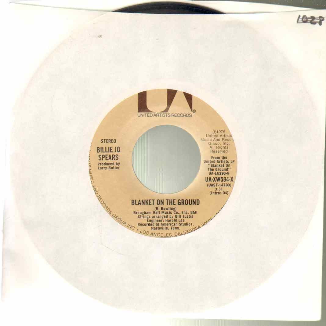 Billie Jo Spears Blanket on the Ground Music