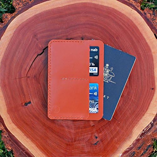 Bailey Travel Wallet - Tan - Veg tanned Australian Kangaroo leather