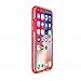 Speck Products Presidio Clear + Glitter Cell Phone Case for iPhone XS/iPhone X - Fireworks Red With Gold Glitter