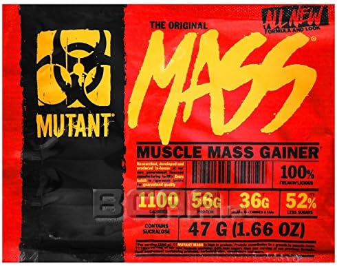 Mutant Mass Muscle Mass Gainer 47 Gram Sachet Sample - Triple Chocolate