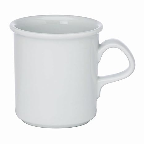 Amazon.com: Dansk Cafe Blanc Blanco Porcelana 12 onza taza ...