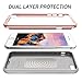 YOUMAKER iPhone 6S Case, Heavy Duty Protection Full-Body Rugged Case with Built-in Screen Protector for Apple iPhone 6S (2015) 4.7 inch/iPhone 6 (2014) - Rose Gold/Gray