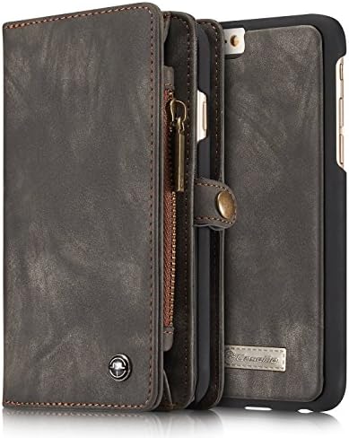 iPhone 6s Case, iPhone 6 Case , Hoosam(TM) [Wallet] [Black] [Flip case] [Magnetic Flap] Premium Leather Wallet Case for iPhone 6s / iPhone 6 (Black)