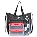 Extra Large Lunch Cooler Bag for Women and Men. Premium Fabric, Thick Foam Insulation, Strong Peva Liner, Many Pockets, Durable Zipper, Strong Stitching, Long Shoulder Straps, Metal Clips.
