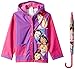 Disney Little Girls' Princess Slicker and Umbrella, Multi, Medium/Large