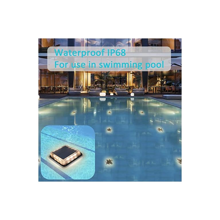 Comprar Luces Solares Jardin, Lámpara Solar Exterior IP68 Impermeable