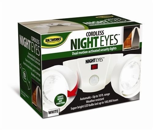 Alfa Mart Cordless Night Eyes Security Lights Motion Activated Flood Led Wireless Safety Standard White