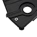 Kingsource (TM Samsung Galaxy Tab 3 7.0 Case-360 Rotating Leather Stand Case Cover for Galaxy Tab 3 7.0 SM-T210R and SM-T217S 7-Inch P3200 Tablet Color Black