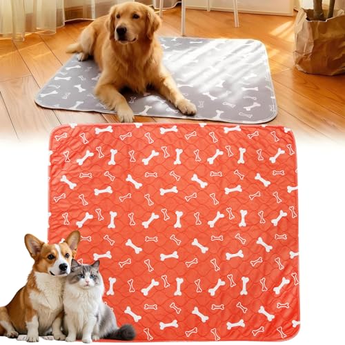 Reusable Puppy Pads for Dogs & Cats, Washable, Durable Leak-Proof & Anti-Slip Pet Training Pads for Home & Travel by Kacitalone - Used condition - US$12.00