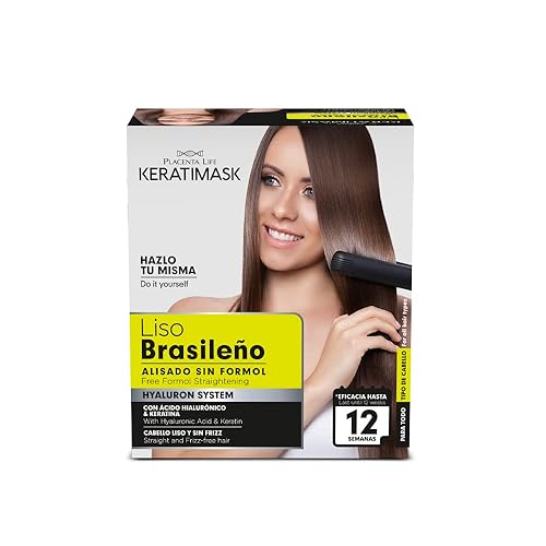 PLACENTA LIFE KERATIMASK HAIR BAZILIAN STRAIGHTENING TREATMENT KIT