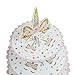 JETTINGBUY 3 Tier Unicorn Cardboard Cupcake Stand Dessert Cupcake Holder for Baby Shower, Gender Reveal Party, Kids Birthday Party or Unicorn Themed Party (Type-1)
