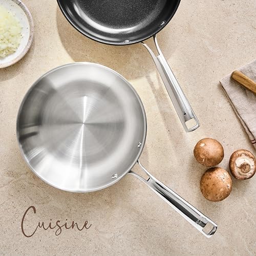 44420 - Sartén Cuisine - Acero inox 18/10, 20 cm, Sin Antiadherente