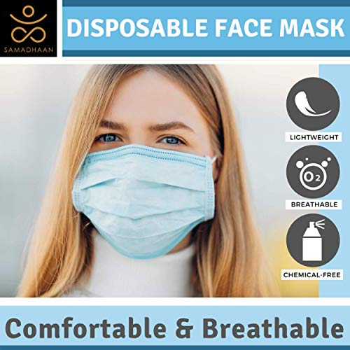 3 Samadhaan+Disposable+Mask+Breathable+Adjustable