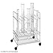 Safco Products Chrome Wire Roll File, 24 Compartment, Chrome