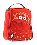 ZIPIT Talking Monstar Lunch Bag for Children, Red