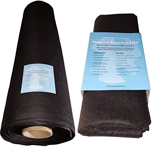 8oz Geotextile for Landscaping, Underlayment, Erosion Control, Construction Projects and more (8X50)