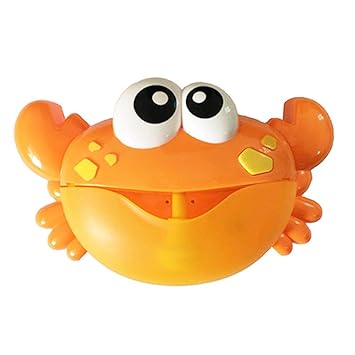 crab bubble machine bath toy