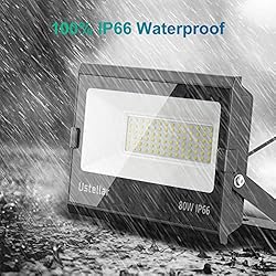 USTELLAR 3 Pack 80W Led Flood Lights Outdoor Bright