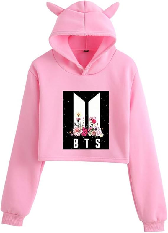 Stray Kids Felpa Con Cappuccio Ate Tracklist Crop Top Con