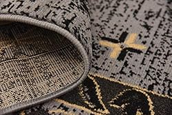 Unique Loom Taftan Collection Border Geometric