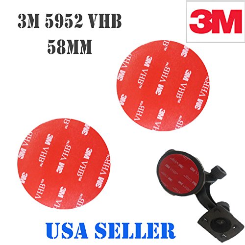 3MVHB 2X 58MM Round Double Sided Foam Adhesive VHB 3M Tape 5952 Automotive Mounting Industrial Grade Very High Bond 5952 GPS Phone Mout