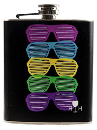 My 60 Minutes Stainless 8 Oz Steel Hip Flask (236 ml) (OHH-HIP-107)