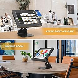 Beelta iPad POS Stand for Desk Heavy Metal Flip