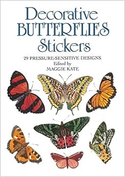 Decorative Butterflies Stickers (Dover Stickers), by Maggie Kate Decorative Butterflies Stickers (Dover Stickers), by Maggie Kate