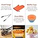 LATTCURE Air Fryer Accessories 11 PCS fit 4.2 qt to 5.8 qt, 8 Inch for 5.8 qt XL Air Fryer, Suitable for Philips, Cozyna, GoWise, and Power Air Fryer