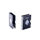 Metal Bicycle Playing Card Clip Deck Protector Case Trick Magic Predict -BLACK