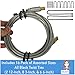 EliteTechGear Strongest 16-Pack of Cable Organizer Ties For All Your Gear, Ropes, Cords & Much More | Best Reusable Cable Ties For Outdoors, Home or Office | 3, 6, 12 Inch Assorted Sizes (All Black)