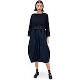 MEIMEIJ Women's Parisien Taffeta Dress with Scuba Sweater