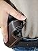 New Barsony Brown Leather Concealment Pancake Holster for Compact 9mm 40 45 Pistols
