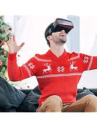 VR - Gafas de realidad virtual para iPhone y teléfonos Android, 2018, gafas cómodas y ajustables con protección total de ojos, compatibles con smartphones para jugar a tus mejores juegos móviles 3D y 360