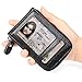 XeYOU RFID Blocking Genuine Leather Card Case Holder Security Travel Wallet for Men and Women (Black)