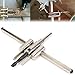 40mm-200mm Adjustable Circle Hole Cutter Set with Wood Metal Hole Saw Drill Bit Tools for Woodworking