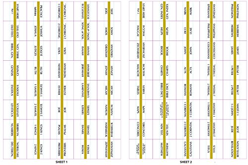 Tabbies Gold-Edged Bible Indexing Tabs, Old & New Testament, 80 Tabs Including 64 Books & 16 Reference Tabs (58331) - Thumbnail 5
