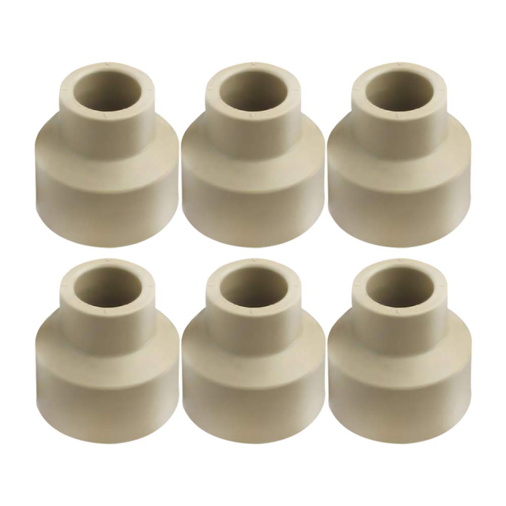 YOFASEN Feed Water Connection Fitting - 6 Pack Water Pipe Adapter for Home Garden Hose Parts Connectors,6 pieces,32 * 25mm(Inner diameter)