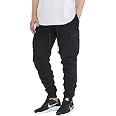 AIRNINE Men's Premium Twill Drop Crotch Jogger Pants S-5XL