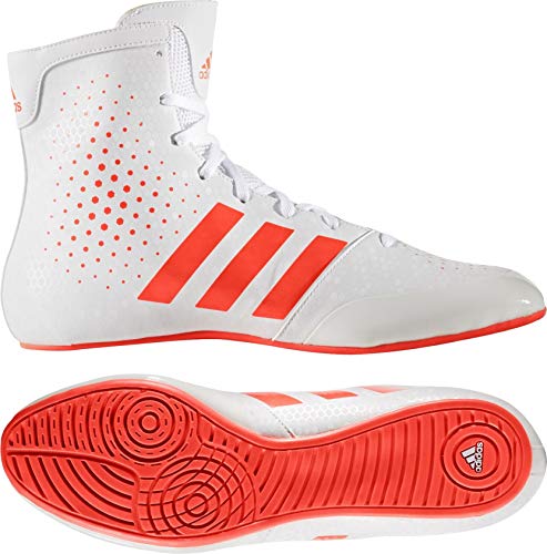 adidas KO Legend 16.2 Mens Boxing Trainer Shoe Boot White/Red - US 12