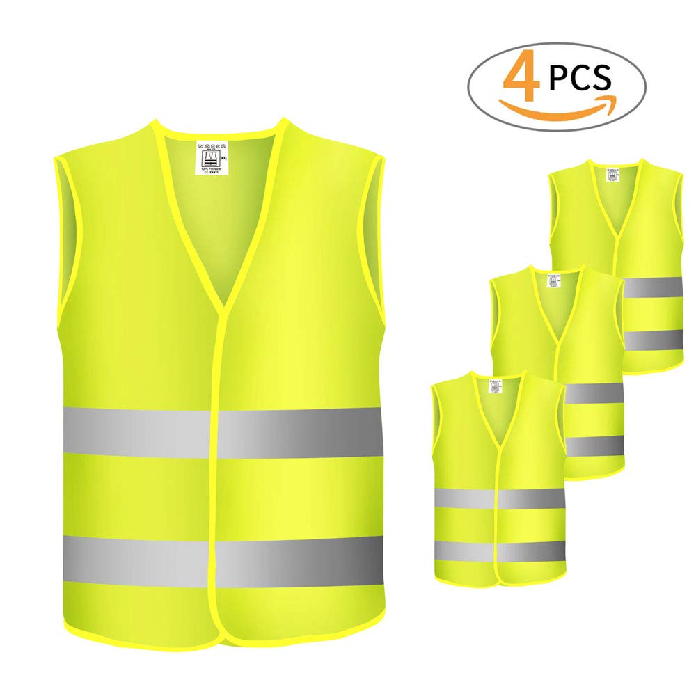 Gilet De Sécurité Avec Bandes Réfléchissantes Gilet Grande