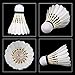 KEVENZ 12-Pack Goose Feather Badminton Shuttlecocks with Great Stability and Durability,Hight Speed Badminton Birdies Balls