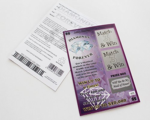 Will You Be My Maid of Honor? - Lotto Replica Scratch Off Card - 1 Card - My Scratch Offs