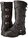 Funtasma Women's Gotham-105, Black Distressed Polyurethane, 9