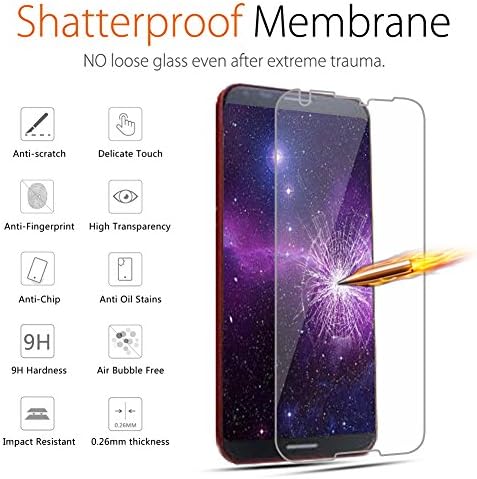 Google Pixel 2 XL Screen Protector, Tempered Glass Screen Protector [2-Pack] [9H Hardness] [Crystal Clear] [Full Screen Coverage] Screen Protector For Google Pixel 2XL (Clear)