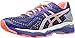 ASICS Women's Gel-Kayano 23 Lite-Show Running Shoe, Blue/Silver/Flash Coral, 7.5 M US