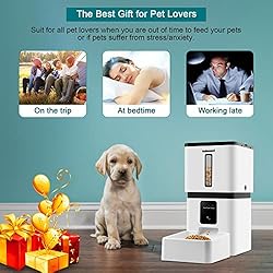DoHonest Automatic Dog Feeder with Camera: 5G WiFi