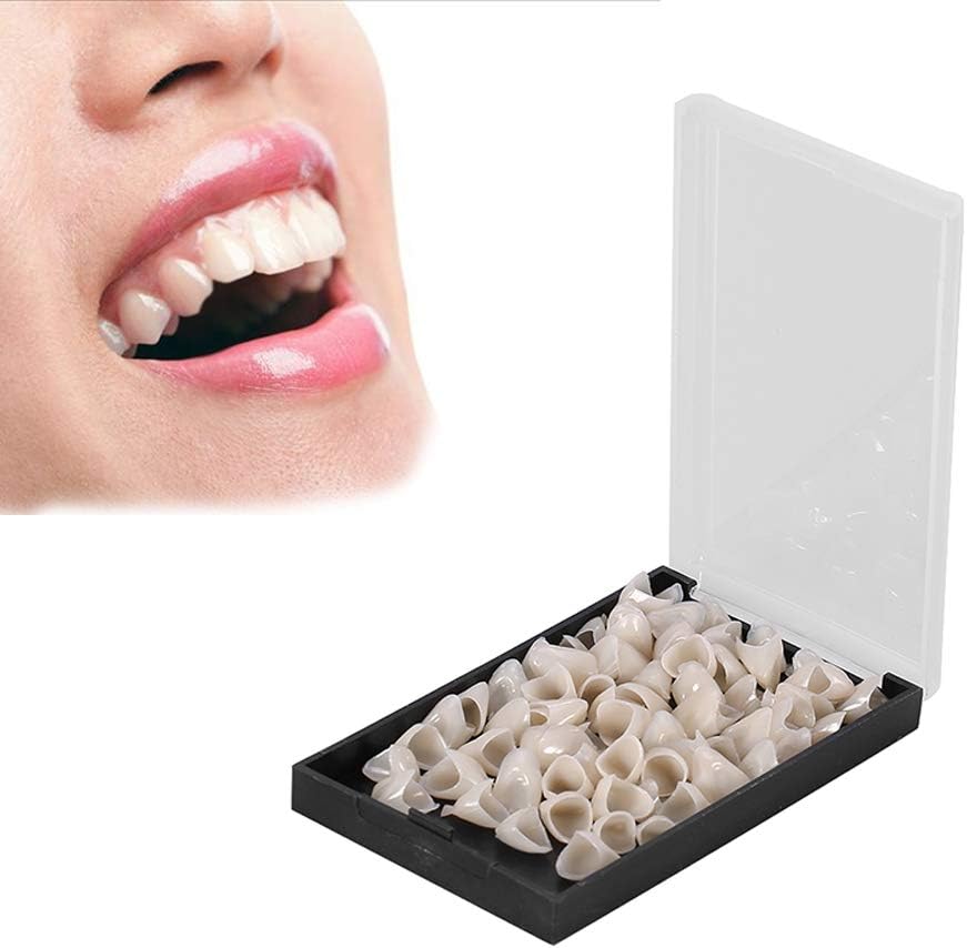 50pcs Dental Crown, Temporary Resistable Crown of Teeth with Different Sizes (anterior teeth)